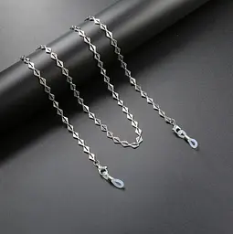 Ланцюжок для окулярів Silver luxury 9 10292 сріблястий