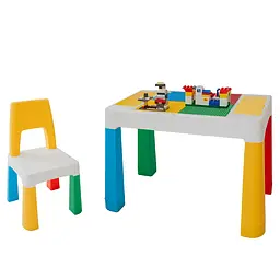 Дитячий функціональний столик і стільчик Poppet 5в1, жовтий (PP-002Y) - мініатюра 4