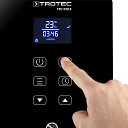 Тепловентилятор керамічний Trotec TFC 220 E 2200W Black (1410000690) - мініатюра 6