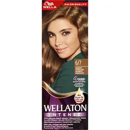 Інтенсивна крем-фарба для волосся Wellaton відтінок 45479 магнітичний шоколад 110 мл - мініатюра 2