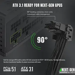 Блок живлення GameMax GS 650G V25 650W SFX 80+ Gold (GS 650G V25) - мініатюра 10