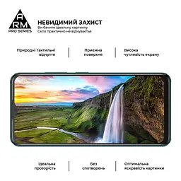 Захисне скло на ZTE Blade A34 з олеофобним покриттям, Pro, повне проклеювання, антистатичний і пиловідштовхуючий шар, 9H, самоклеючеся, 2.5D, на весь екран, антистатичний клей, ArmorStandart (ARM78902) - мініатюра 4