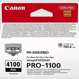 Картридж струменевий PFI-4100 imagePROGRAF PRO-1100 Photo Black Canon teh0015047 - мініатюра 2
