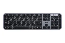 Бездротова клавіатура 110 клавіш, WL/BT 2E KS240 Grey-Black - мініатюра 1