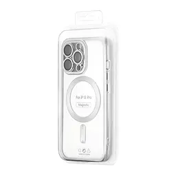 Чохол Ductil Metallic Edge with MagSafe (Protected Camera & Lens) iPhone 13 Pro Silver - мініатюра 2