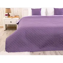 Покривало Руно двостороннє декоративне Violet 150х212 см фіолетове - мініатюра 4