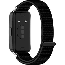 Ремінець DK для Huawei Band 8 / 9 Nylon Sport Loop (018021) (black) - мініатюра 2