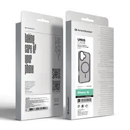 Чохол ArmorStandart Uniq MagSafe для Apple iPhone 16 Titanium Grey - мініатюра 6