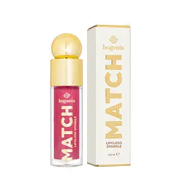 Блиск для губ Bogenia Match Lipgloss Sparkle із шимером стійкий (BG712), 06 Рожевий