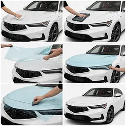 Антигравійна захисна бронеплівка за лекалами для Acura Integra V 2023 - передня частина авто (капот бампер крила)) - мініатюра 2