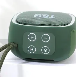 Портативна Bluetooth-колонка T&G TG659 бездротова переносна колонка з вологозахистом Зелений - мініатюра 2