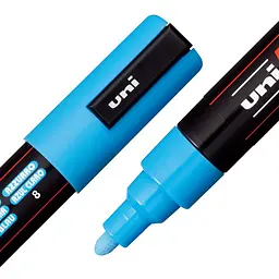 Набір маркерів Uni Posca 1.8-2.5 мм 8 шт. (PC-5M 8C) - мініатюра 4