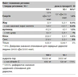 Комплекс Мікро та Макроелементів на Основі Овочевих та Фруктових Порошків Green Powder - 300 г - мініатюра 2