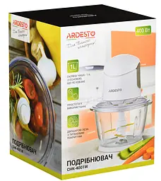 Подрібнювач Ardesto CHK-4001W - мініатюра 4