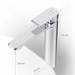 Високий змішувач для умивальника AM.PM Flash хром F9H92000 - мініатюра 7