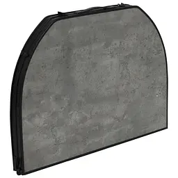 Складний стіл Bo-Camp Northgate Oval 120x80 cm Black/Grey (1404187), Сірий - мініатюра 7