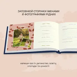 Книга-фотоальбом «Дерево мого роду» синій - мініатюра 11