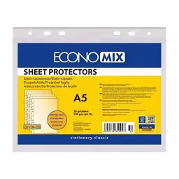 Файл A5 Economix 30 мкм Апельсин 100 шт. E31104-50