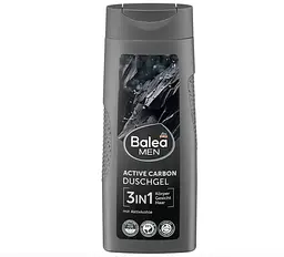 Гель для душу Balea MEN Active Carbon 3 в 1 з активним вугіллям 300 мл