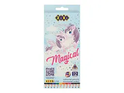 Олівці кольорові ZIBI 12кол. , МАГІЯ, KIDS Line