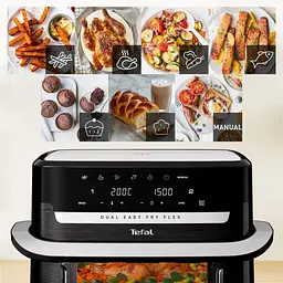 Мультипіч Tefal Dual Easy Fry Flex EY9228E0 [158670] - мініатюра 7