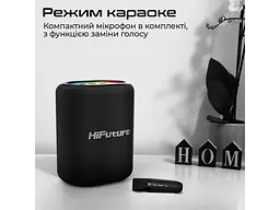 Портативная колонка HiFuture Vocalist 100 Black (vocalist100.black) - миниатюра 8