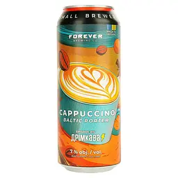 Пиво Forever Cappuccino темне нефільтроване 7% 0.5 з/б