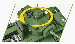 Конструктор COBI-2543 Американський танк M24 Chaffee 1:35 (590 деталей) - мініатюра 5