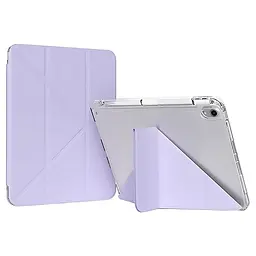 Чохол-книжка BeCover Ultra Slim Origami Transparent з кріпленням Apple для Apple iPad Mini 7 2024 Purple (712937) - мініатюра 2