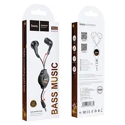 Навушники Hoco Easy clip telescopic earphones M68 HiFi - мініатюра 6