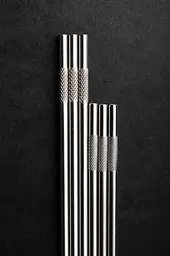 Трубочка для коктейлів Metal Straw набір 5 шт 13см - мініатюра 4