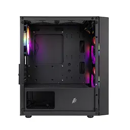 Корпус 1stPlayer BS-2-BK-3F1 Black без БП (BS-2-BK-3F1) - мініатюра 4