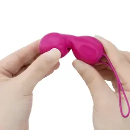 Набір вагінальних кульок Nomi Tang IntiMate Kegel Set, 2 шт., фіолетовий - мініатюра 3