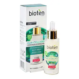 Концентрована сироватка для обличчя Bioten Multi Collagen Antiwrinkle Concentrated Serum проти зморшок з колагеном 30 мл - мініатюра 2