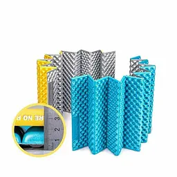 Килимок складний Naturehike Thickened (NH20FCD07) 187см - алюмінієва плівка IXPE - 25мм - блакитний - мініатюра 6