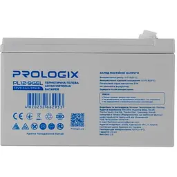 Батарея до ДБЖ Prologix 12V-9Ah GEL (PL12-9GEL)