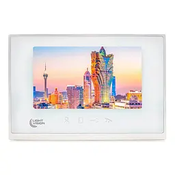 Відеодомофон 7” Light Vision MACAO FHD White (82-00202) - мініатюра 7
