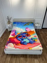 Плед 3D з побажаннями для доньки Донечці Ohana Тепло 31215 160х200 см - мініатюра 2