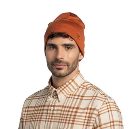 Шапка Buff Merino Heavyweight Beaney Solid Cinnamon (1033-BU 111170.330.10.00) - мініатюра 3