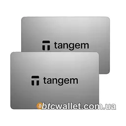 Криптогаманець Tangem Wallet 2.0 набір з 2 карток White (TG128X2-W) - мініатюра 2