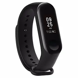 Ремінець для фітнес-браслета Lemfo для Xiaomi Mi Band 3 і 4 чорний - мініатюра 3