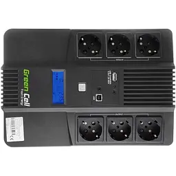 ДБЖ/Безперебійник Green Cell AiO 600VA/360W (UPS06) - мініатюра 2