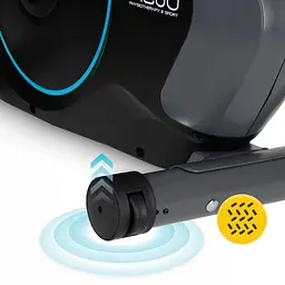 Велотренажер 4Fizjo Evo+ магнітний Black/Blue (P-5905973401623) - мініатюра 4