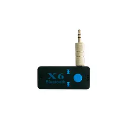 Bluetooth адаптер X-6, автомобільний AUX ресивер, бездротовий приймач, handsfree, чорний - мініатюра 3