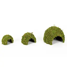 Схованка з моху Repti-Zoo Natural Mossy Dome S 11x10см ERS25S для тераріуму, рептилій і геконів, з живим мохом - мініатюра 6