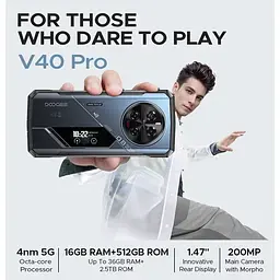 Смартфон Doogee V40 Pro 16/512Gb сріблястий - мініатюра 8