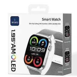 Смарт-годинник WiWU SW08 Smart sports watch call version Silver - мініатюра 5