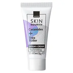 Крем-сироватка для обличчя Avon з церамідами і маслом ши «Живлення», 10 мл (158511402) - мініатюра 1