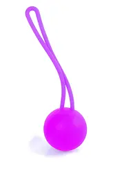Набір вагінальних кульок Boss Series Silicone Kegal Balls, 3 шт., фіолетовий - мініатюра 4