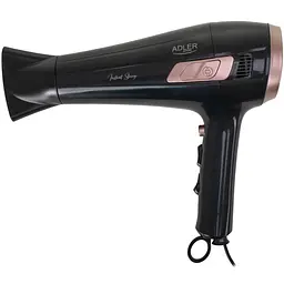 Фен Adler AD 2283 черный 2400Вт/ 2 скорости/ хол.обдув/ темп.режимов-3/ защита от перегрева